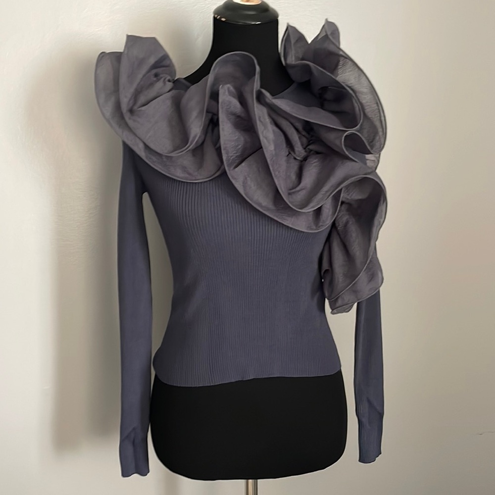 Zara ruffled top